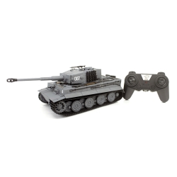 Czołg zdalnie sterowany IR/dźwięk 1:24 German Tiger 1 Late Std Gray RTR 2.4Ghz - Heng Long 3841-11-L